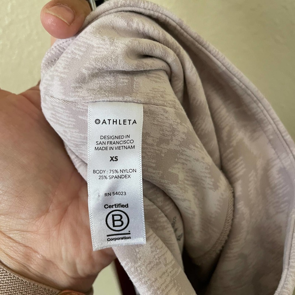 Athleta Elation texture tight frosted floral pink - Picture 6 of 6